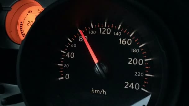 Speedometer — Stock Video