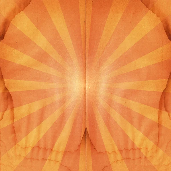 Grunge sunburst — Stock Photo, Image