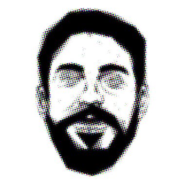 Yarı ton sakallı adam