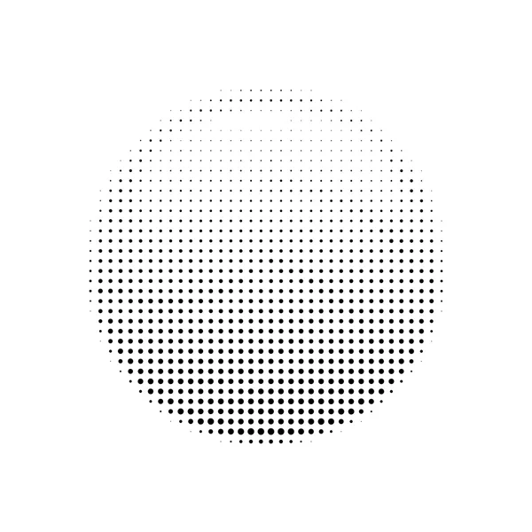 Halftone sphere on white background. — Stock Photo, Image