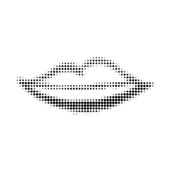 Halftone design on white background. — Stock Photo, Image