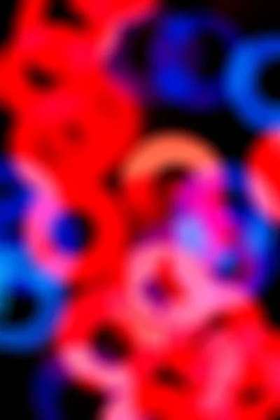 Розмитий абстрактний фон з кольоровими кільцями — стокове фото