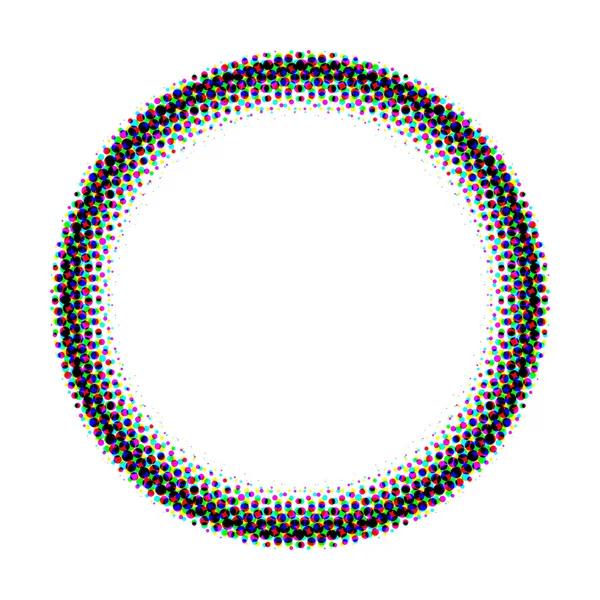Círculo de meio-tom — Fotografia de Stock