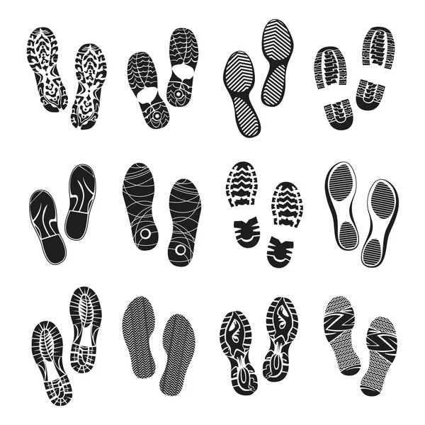 Footprints — Stock Vector