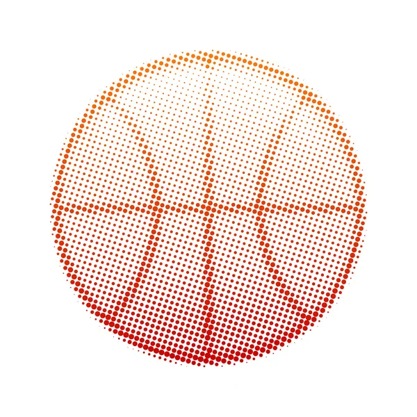 Basketballball — Stockvektor