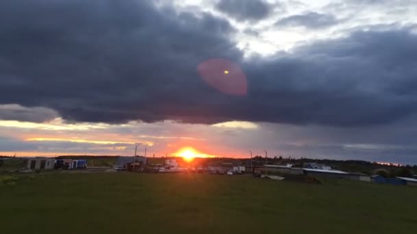 Time-lapse sunset — Stock Video