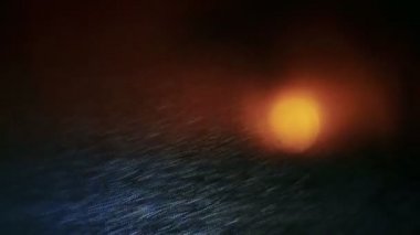 Toz orande ışık arka plan üzerinde yansıması tarafından çok parlak ışık.