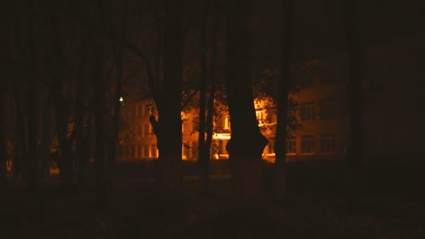 Le type qui fuit le maniaque la nuit .