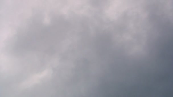 Time lapse of storm clouds moving fast. — Stock Video