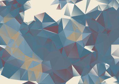 Renkli polw poly arka plan.