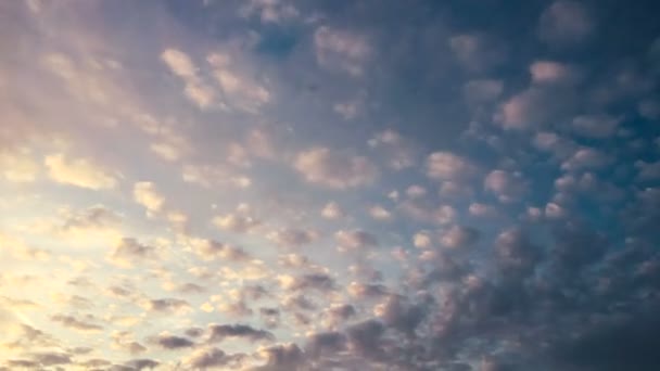 Wolken time-lapse verplaatsen. — Stockvideo