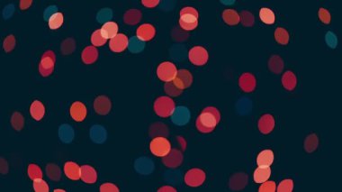 Hareketli Noel renkli bokeh ışıkları.