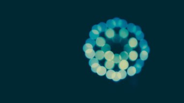 Mavi ve beyaz bokeh taşıma.