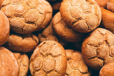 Pazar closeup üründe ekmek.