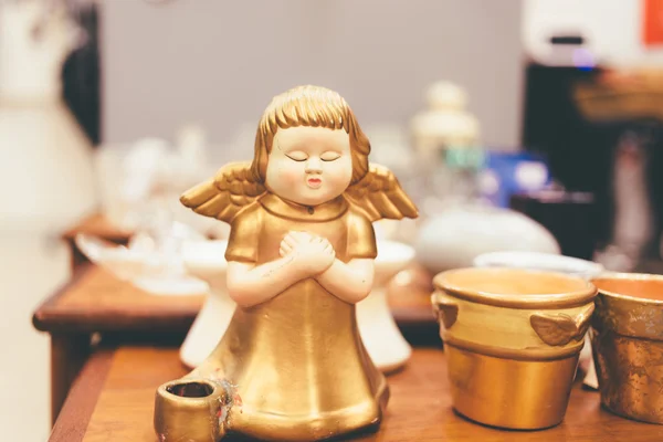 Little guardian angel christmas decoration. — Stock Photo, Image