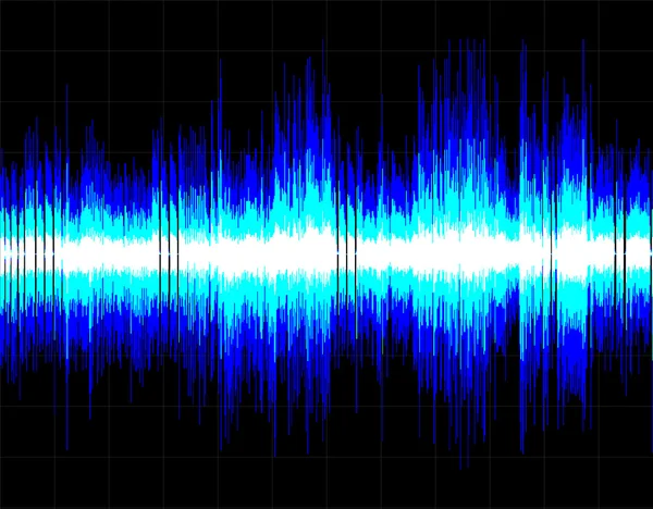 Abstrakter digitaler Schallwellen-Hintergrund. — Stockvektor