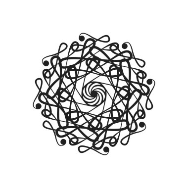 Klasik vektör rakam eski yıl.