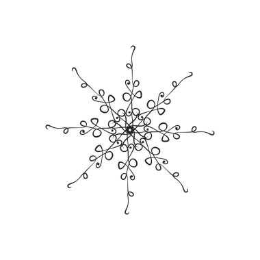 Vektör tasarım öğesi bir avize şeklinde.