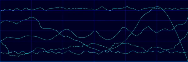 Geschäft Flat Graph Trend Chart-Schema. — Stockvektor