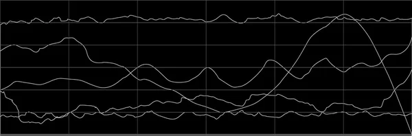 Geschäft Flat Graph Trend Chart-Schema. — Stockvektor