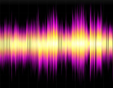 Renkli soyut dijital ses dalgası arka plan.