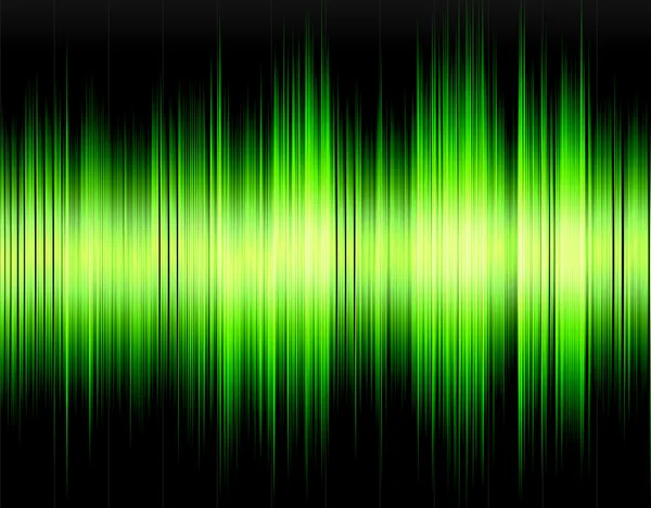 Yeşil soyut dijital ses dalgası. — Stok fotoğraf