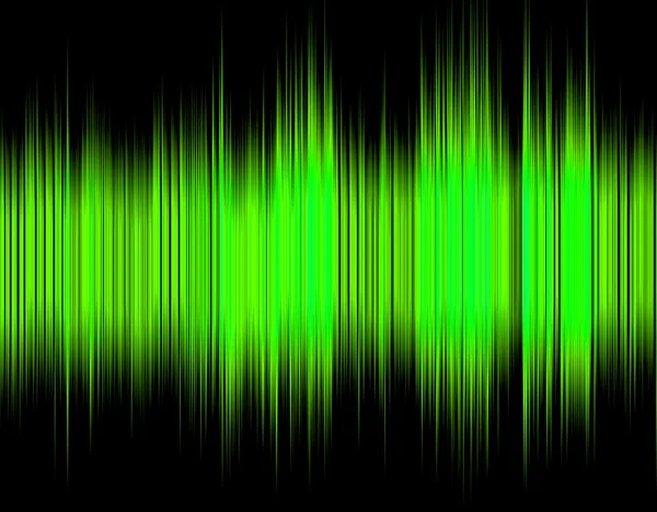 Groene abstracte digitale geluidsgolf. — Stockfoto