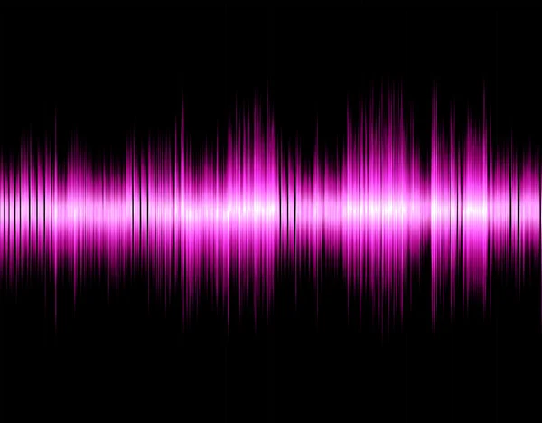 Gelombang suara digital abstrak pink . — Stok Foto