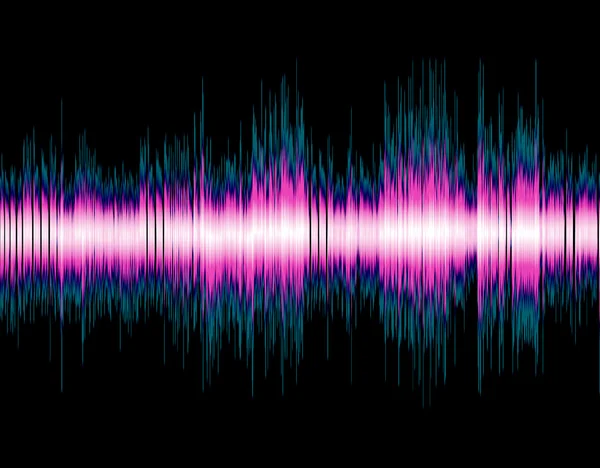 Diseño de onda sonora digital abstracta . — Foto de Stock