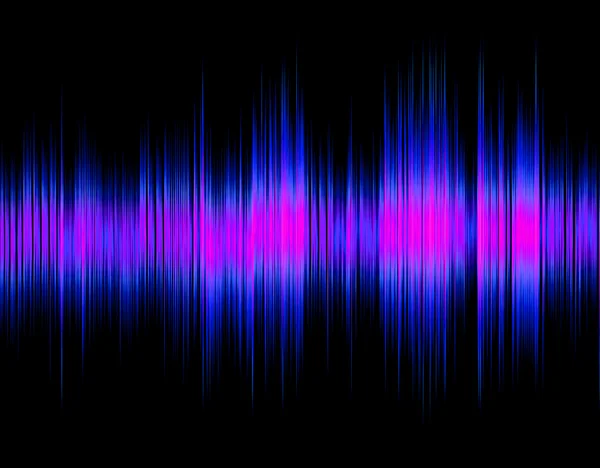 Дизайн абстрактної цифрової звукової хвилі . — стокове фото