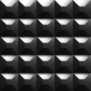 Siyah ışık ile köpük arka plan ses yalıtımı.