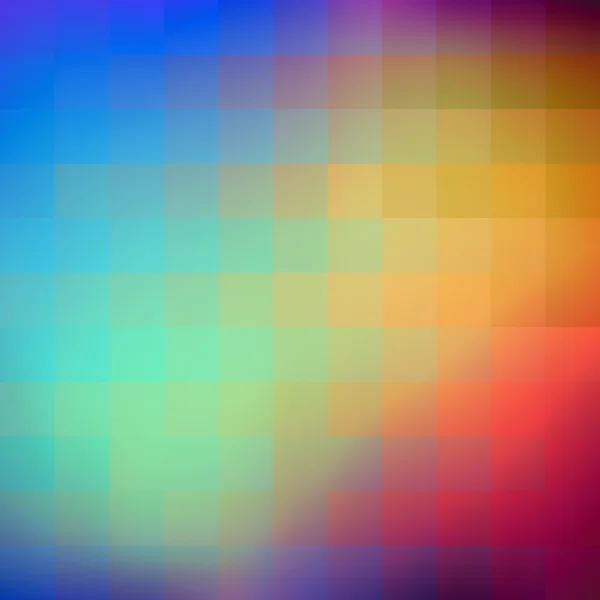 Abstrakt färgstarka bakgrund av torg. — Stock vektor