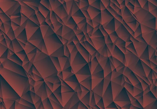 Fundal maro abstract format din triunghiuri . — Vector de stoc