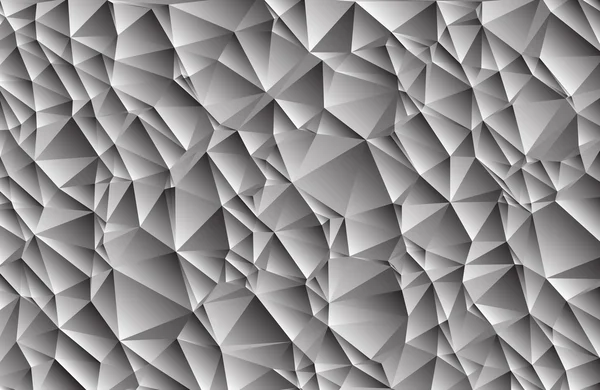Abstrakt grå bakgrund bestående av trianglar. — Stock vektor