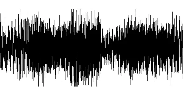 Schwarzer abstrakter Designhintergrund in Form von Welle. — Stockvektor