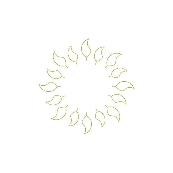Forme design classique des feuilles . — Image vectorielle