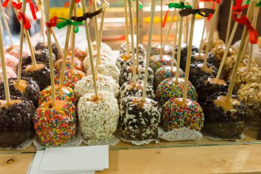 Toffee elma lezzetli çeşitleri