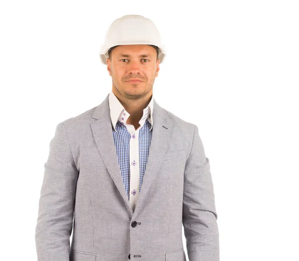 Close up Handsome Middle Age Male Engineer — Stock Photo, Image