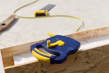 İnşaatçılar şerit metre