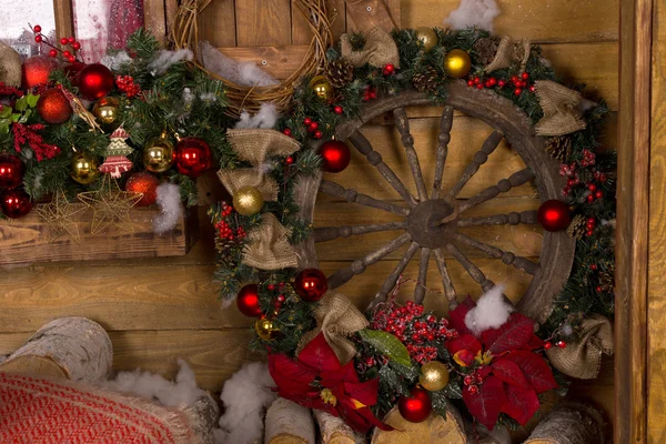 Ahşap Denizcilik gemi tekerlek Noel çelenk