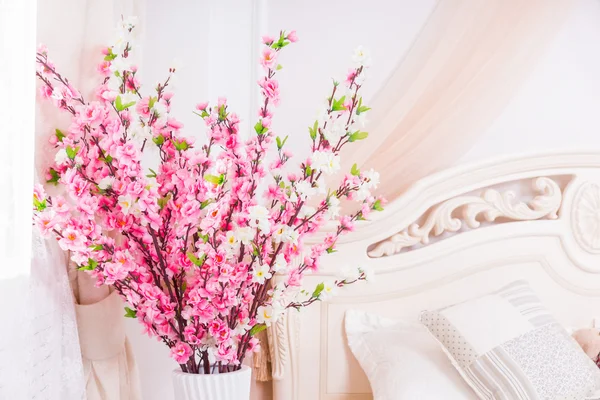 Szép rózsaszín tavaszi virág dekoráció — Stock Fotó