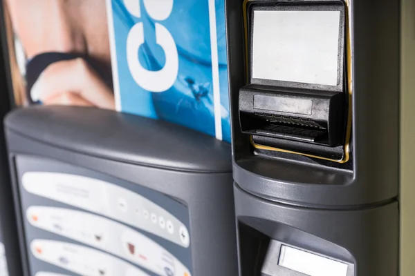 Close Up of Bill Slot on front of Vending Machine — Stock Photo, Image