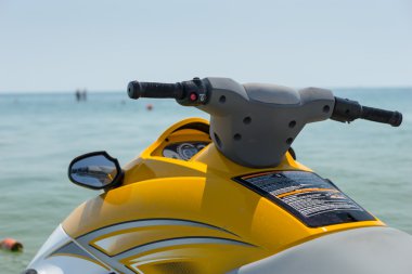 Bir jet ski detayını kapatın
