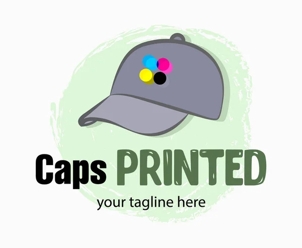 Modelo Logotipo Vetorial Colorido Moderno Abstrato Tampa Imprimível Para Tipografia — Vetor de Stock