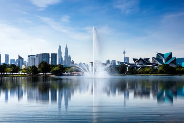 Kuala Lumpur skyline malesia — Foto Stock