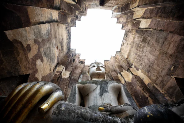 Big buddha at srichum temple — Stock Photo, Image