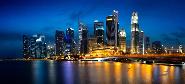 Ciudad de Singapur skyline —  Fotos de Stock