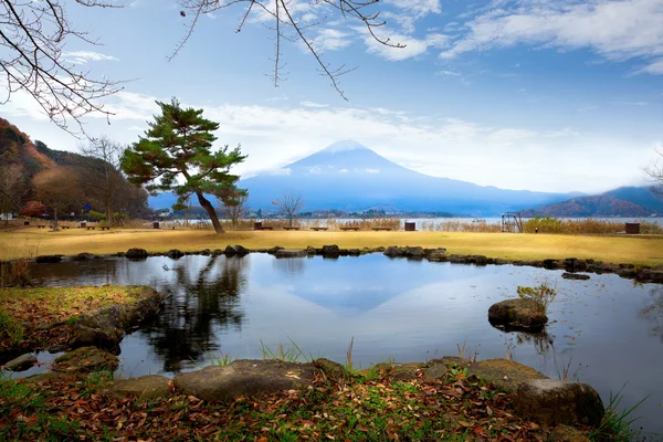 Kawaguchiko jezeru, Japonsko — Stock fotografie