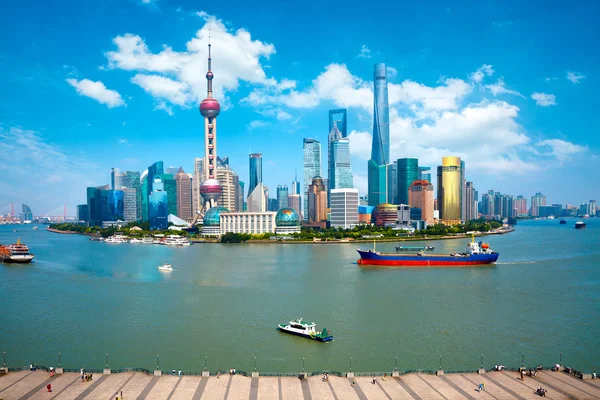 Shanghai city skyline — Stock Photo, Image