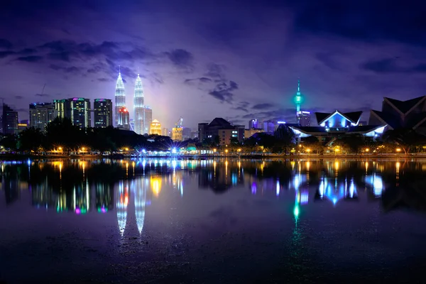 Skyline van Kuala lumpur — Stockfoto